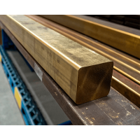 Квадрат бронзовый ДКВНТ 12x12 мм БрХ1Цр ГОСТ 1628-2019