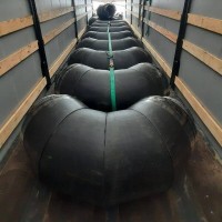 Скорлупа ППУ-ПЭ для отвода 90° 38x125 мм ГОСТ 30732-2020